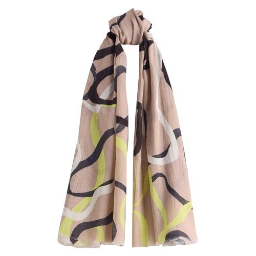 White Stuff Ribbon Swirl Scarf
